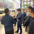 上海市文旅局副局長、市文物局副局長褚曉波一行蒞臨我司視察疫情防控和復(fù)工復(fù)產(chǎn)工作